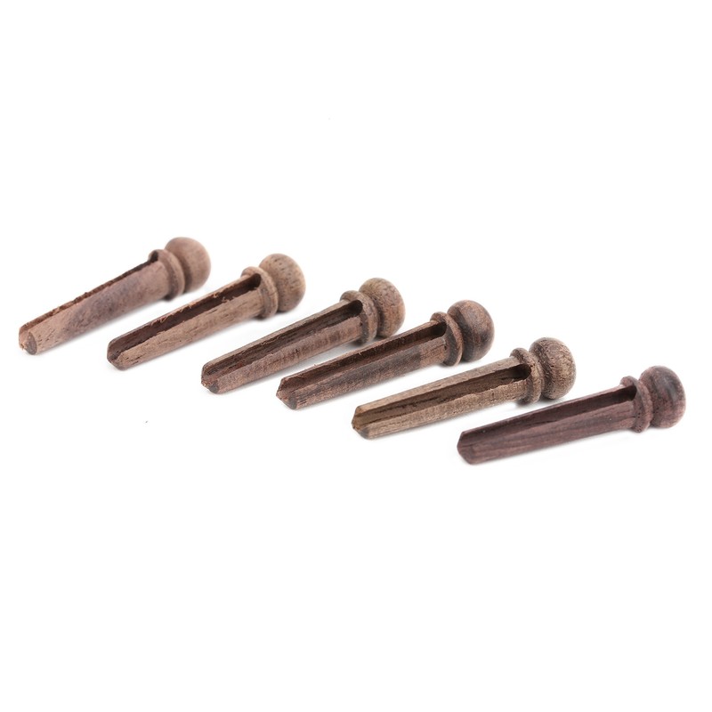 Guitar Bridge Pins Rosewood for Gibson/ Martin/Yamaha Acoustic Folk Guitars