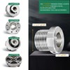 HAowosi Lathe Headstock Spindle Adapter,Converts 1"x8 TPI to 1-1/2-8 TPI