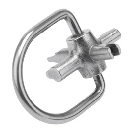 HVAC Tools, Locking Cap Key for 410A and R22 Refrigerants, Universal four Use Multi Key for Refrigerant HVAC Locking Caps, Tamper Resistant (4 Bits)