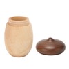 Acorn Shaped Toothpick Container 8cm Height Rounded Structure Eco Friendly