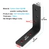 eoere 4 PCS 5" Heavy Duty Steel 90 Degree L