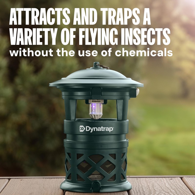 DynaTrap DT1130-GRSR 1/2 Acre Mosquito & Flying Insect Outdoor Trap