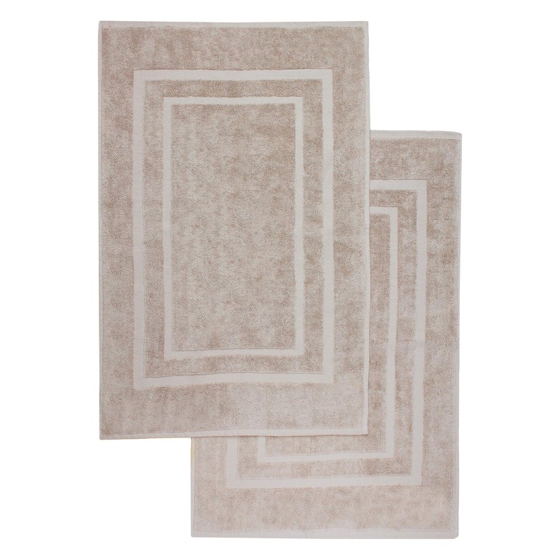 GREEN MARK Textilien Set of 2 Bath Mat Premium Quality