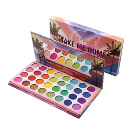Paleta De Sombras De Ojos De 32 Colores Con Brillo Mate Y Paletas De Sombras De Ojos Maquillaje 7,4 Onzas (Paquete De 1)                              