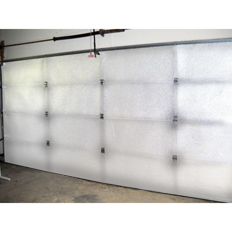 COLL7AWS NASATEK Foam Core Reflective Insulation Garage Door White Foil