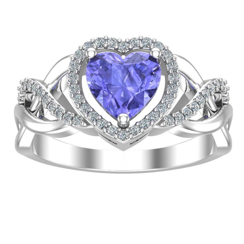 Belinda Jewelz - Anillo de plata de ley 925 con