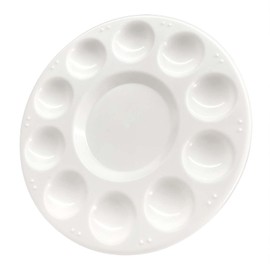 Paint Tray Palette - White Plastic Paint Tray for Kids, Paint Supplies
