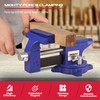 Heavy Duty Bench Vise 4.5 Inch: Table Clamp Woodworking Vice