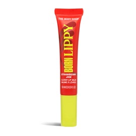 The Body Shop Born Lippy Strawberry Jam Glossy Hydrating Lip Balm, 10ml