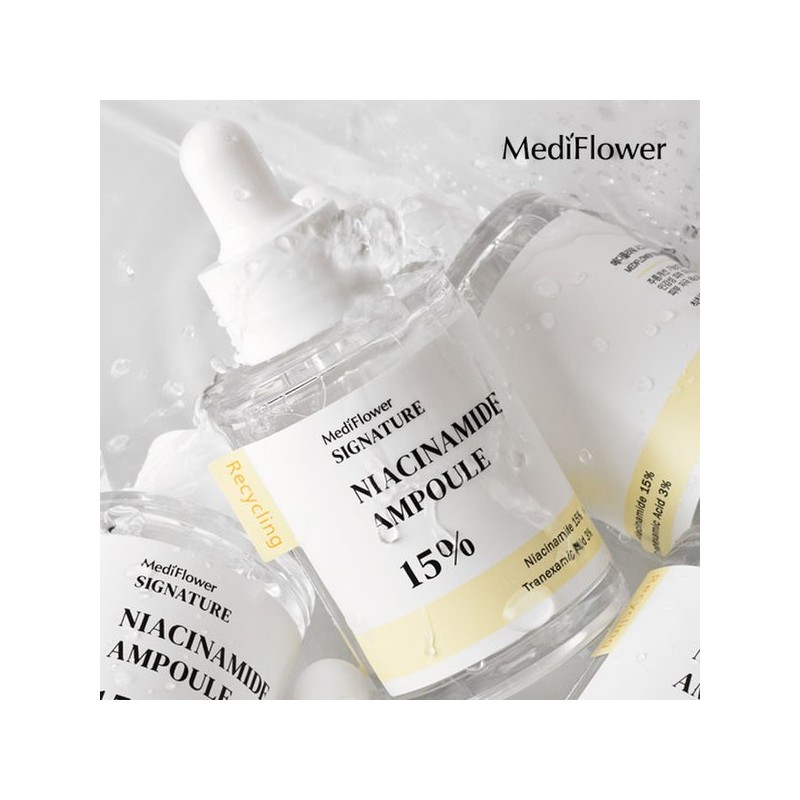 Mediflower 시그니처 나이아신아마이드 15% 앰플 30ml Signature Niacinamide 15% Ampoule