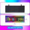 KHUSINA Programmable Scrolling LED Sign Outdoor Signs for Businesses Pantalla