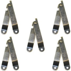 Support Hinges Folding Hinges Hinge Fixing Lid Hinges Folding Support Hinges Furniture Maintenance Openings Metal Material Hinges Folding Parts 5pcs Bronze