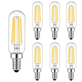 GTHAAA Candelabra Bulbs Dimmable, E12 40 Watt T6 LED Bulb Warm White 2700K