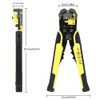 ValueHall Wire Stripper Plier, Self-Adjusting Automatic Wire Stripper Multifunctional Cable
