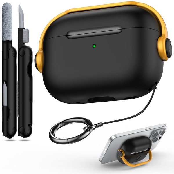 R-fun Airpods Pro 3 Case (with Secure Lock & Cleaning