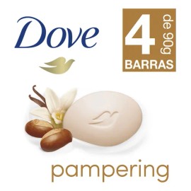 Dove Karité y Vainilla Pampering 4 unidades 90g