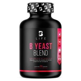Complejo B con 90 Cápsulas. Ingredientes naturales. B Yeast Blend Life.