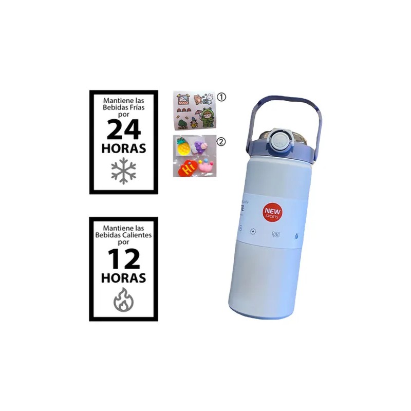 Termo de Agua Camping | 1L | Acero Inoxidable |