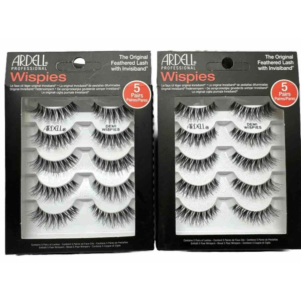 ardell wispies feathered lashes 10pairs