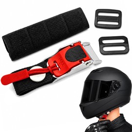 ZYRELYNX Helmet Quick Release Buckle Kit, Metal Chin Strap for Helmet, Installation Without Removing Double D-Ring Band, Helmet Compatible