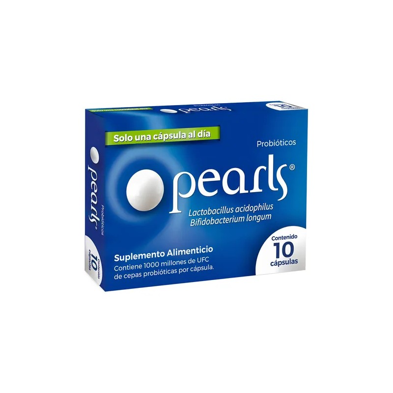 Suplemento Alimenticio Pearls Probióticos 10 Cápsulas