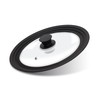 Lerykin Tempered Glass Lid - Universal Lid with Heat Resistant