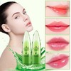 Aloe Vera Lipstick, Long-Lasting, Sweat-Proof, Temperature Change Enhances Shine, Waterproof,