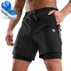 Nepest Mountain Bike Shorts Men's Short MTB Shorts Padded 4D