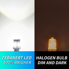 ZEBANERT 1156 Fog light bulbs Bulbs Compatible with Riding Lawn Tractor Riding Lawn Mower Snow Deere Cub 7506 1141 1003 Bulbs,High power 6000LM 6000K White,Pack of 2