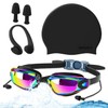 Anti-Fog Swimming Goggles for Kids & Adults – HD Wide