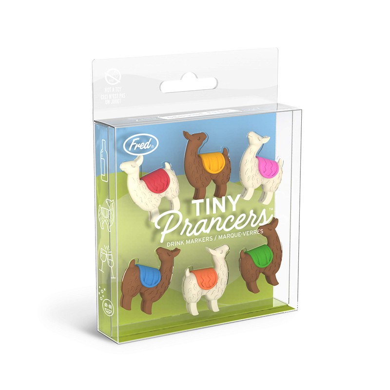Genuine Fred Tiny Prancers Drink Markers, Standard, Llama
