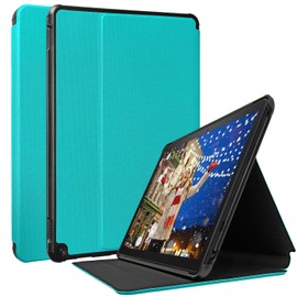 TOKILO Case for (13th Gen, 2023 Release) Fỉṛṇ Ḥ 10 Inch Tablet, Slim Lightweight Soft PU Leather Case with Stand Auto Wake/Sleep, Compatible with LG 10 Inch Tablet, Green
