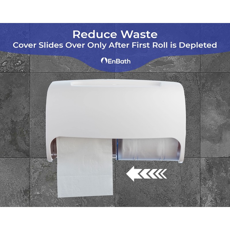 Commercial Toilet Paper Dispenser Wall Mount, Double (2 Roll) Locking