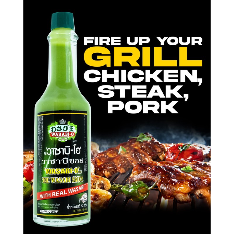 Wasabi-O Hot & Spicy Wasabi Sauce – Real Japanese Wasabi