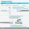 RO to Refrigerator Water Line Kit - 15FT Stainless Flexible