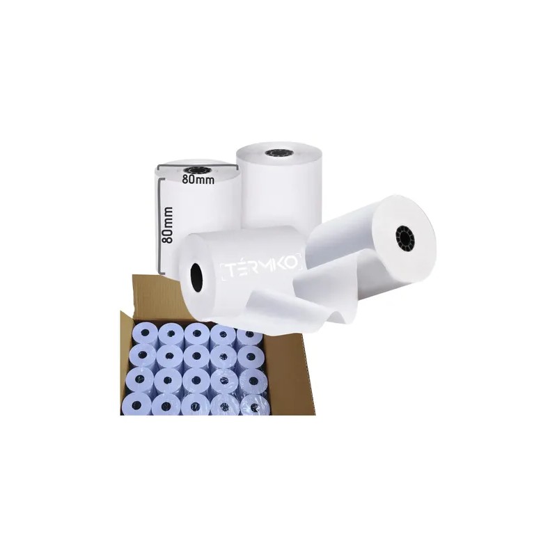 TERMIKO 80x80 térmico de 1 hoja de 55g blanco de