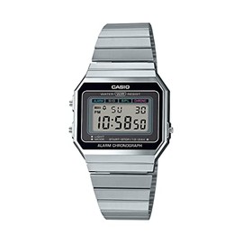 Casio Men's A700W-1ACF Classic Digital Display Quartz Silver Watch