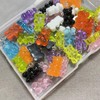Juland Pack of 45 Resin Rubber Bear Pendants, Colourful Bears,