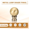 PATIKIL 30mm Lamp Shade Finial, Lamp Finials Caps Knob with