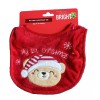 Make the Season Bright Red Christmas Teddy Bear Pattern Baby