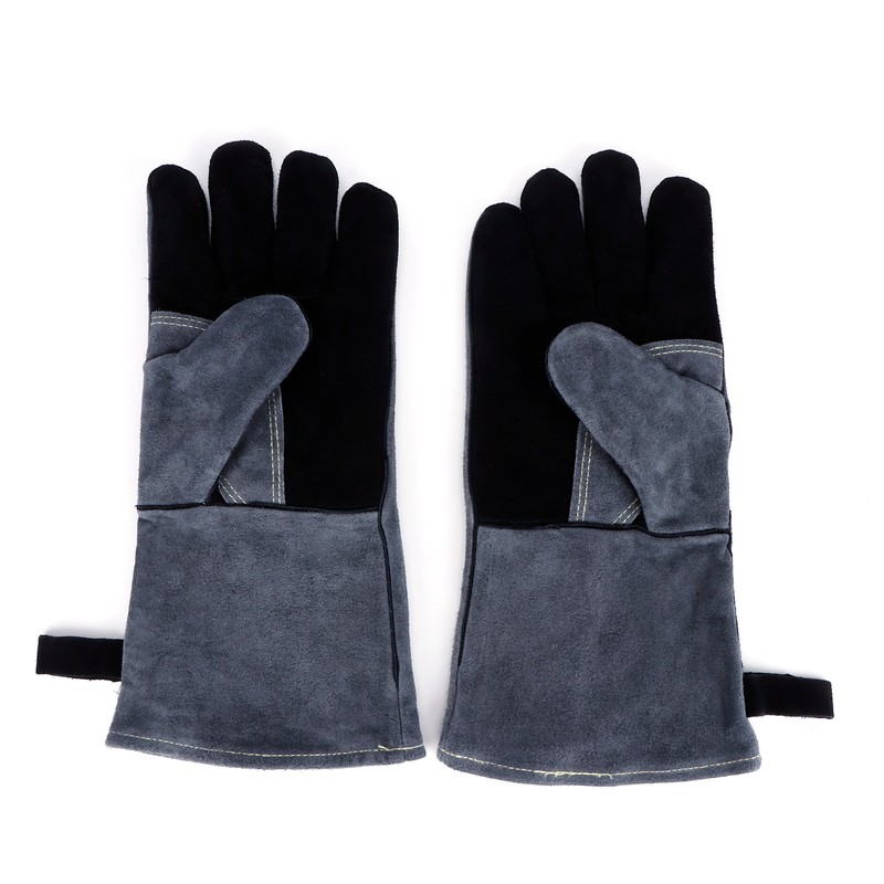 Welding Gloves Stitching Heat/Fire Resistant Mitts for BBQ Oven Grill