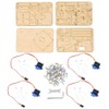 FTVOGUE Robot Arm Kit, 4 DOF DIY Wood Robot Arm