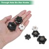 M METERXITY 6 Pack 6 Star Knobs 1/4"-20 Female Thread