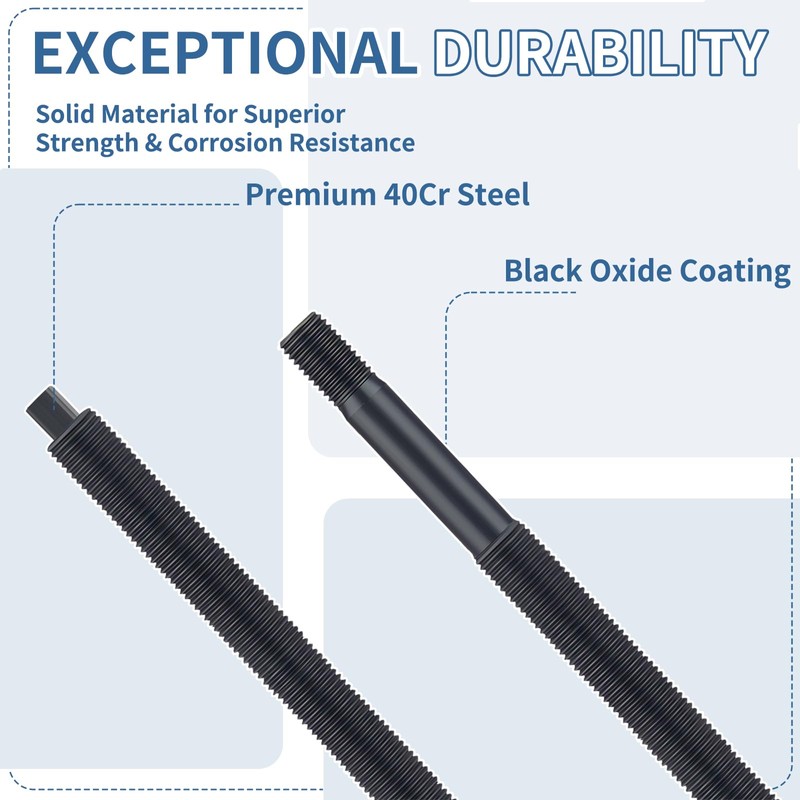 Bicos Long Reach Harmonic Balancer Installer Set Crank Pulley Removal