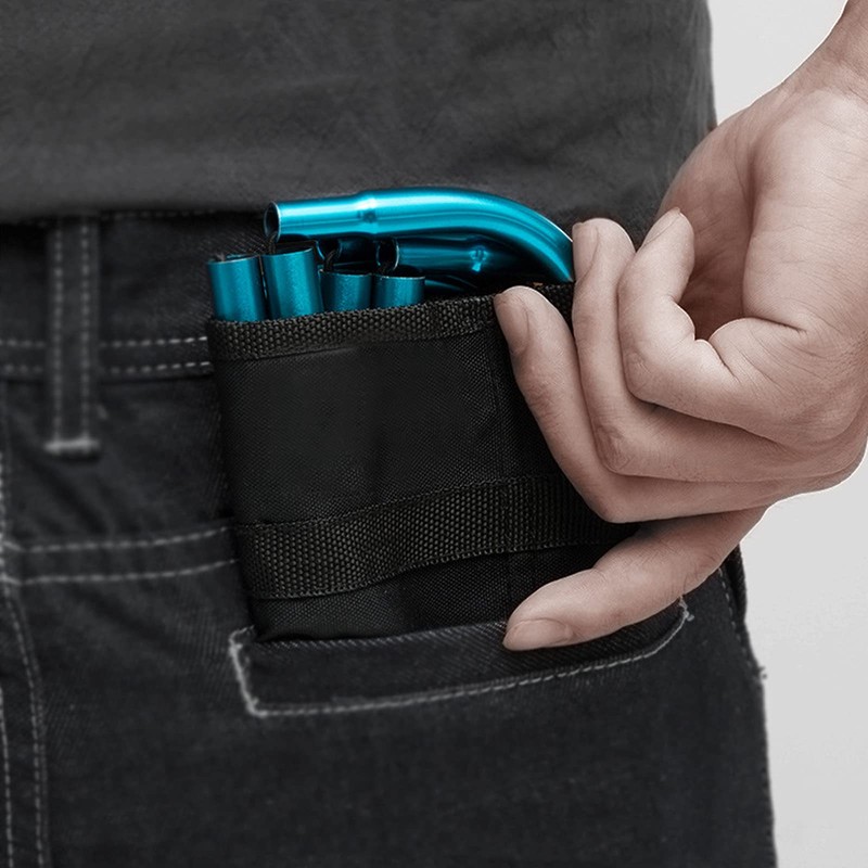 LYHLYA - Mini taburete plegable portátil, pequeño taburete de camping