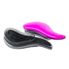 Detangling Hair Brush- Tangle free detangling brush for Wet or Dry Hair,Fine Curly,Thick and Afro hair for Men, Women & Kids (Black)