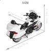 Risopen 1:12 Motorcycle Model Compatible for Honda Goldwing Alloy Diecast