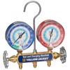 Yellow Jacket 42005 Manifold with 3-1/8" Color-Coded Gauges, psi, R-22/134A/404A