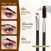 Yoizyfree 6 pcs Duo Eyebrow Brush,Eyelash Brush Mascara Wands Spoolie