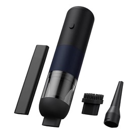 MAXDARE 4000PA Mini Car Vacuum Cleaner, Wireless, Handheld, Portable (for Car & Home) Dual Use HEPA Dust Catcher (Black)